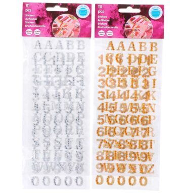 Stickers Alfabet en Nummers