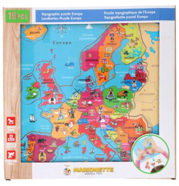 Houten Puzzel Europa