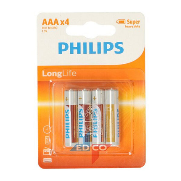 Philips Batterij R3 AAA Long Life