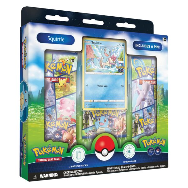 Pokémon TCG  GO Pin Box Collection - Squirtle