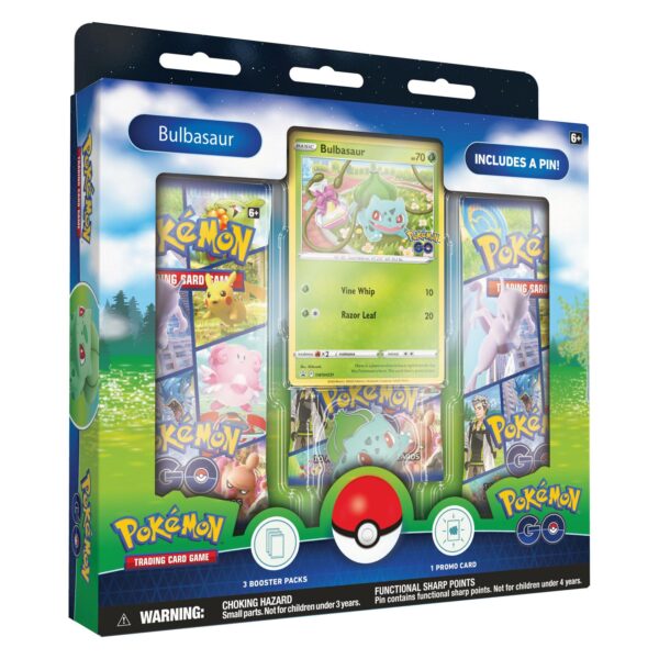 Pokémon TCG  GO Pin Box Collection - Bulbasaur