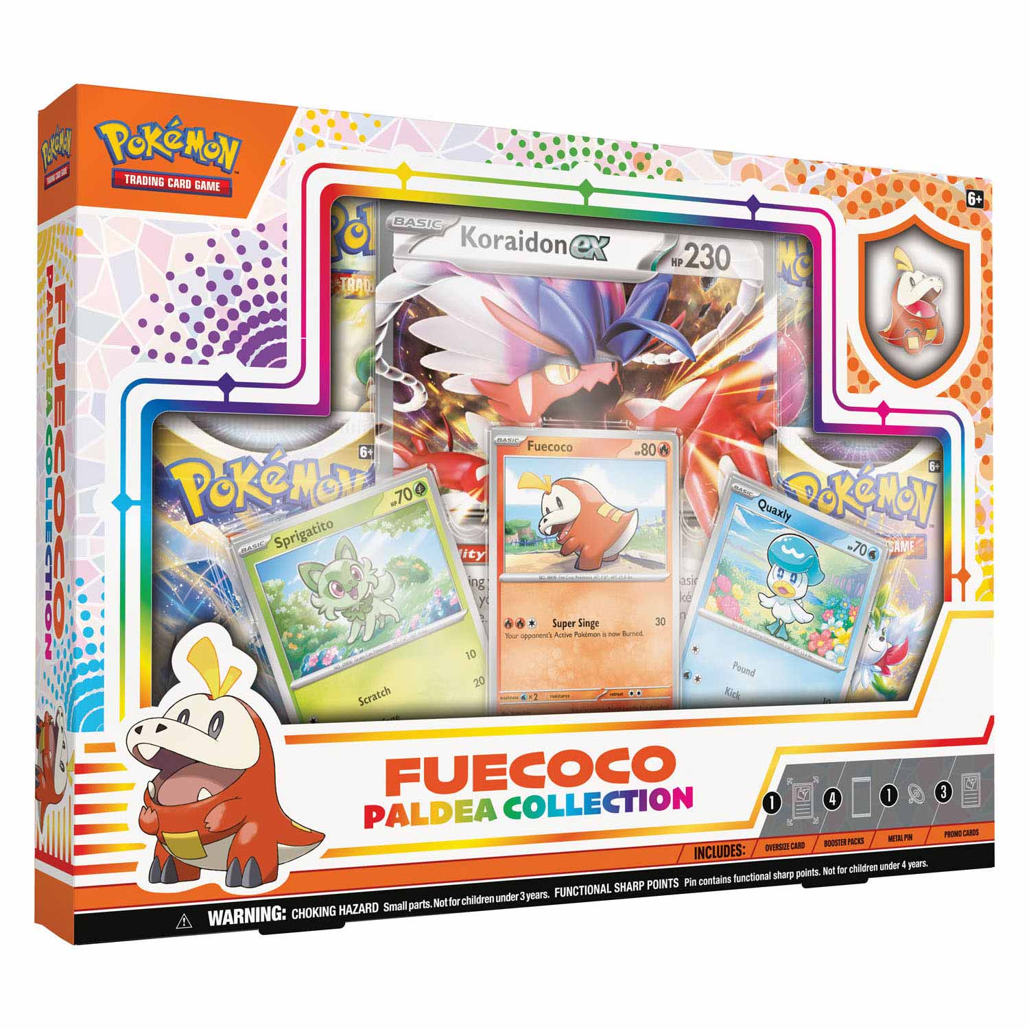 Pokemon TCG Paldeo Collection Box - Fuecoco