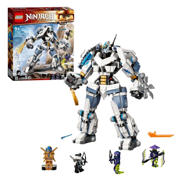 LEGO Ninjago 71738 Zane's Titanium Mecha Duel