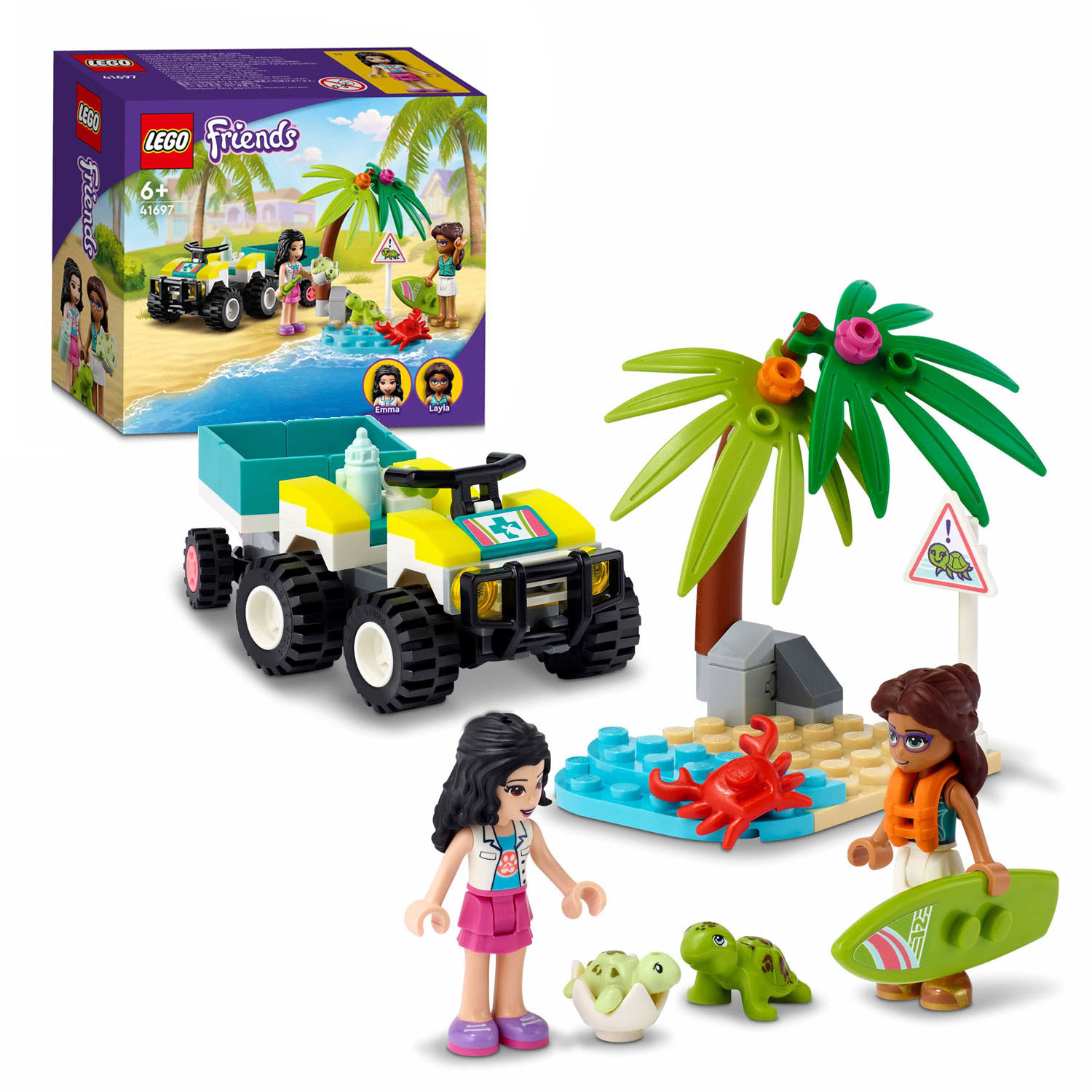 LEGO Friends 41697 Schildpadden Reddingsvoertuig