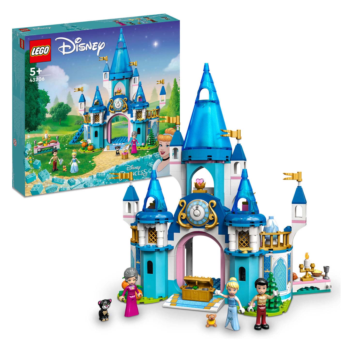 LEGO Disney Princess 43206 Het kasteel van Assepoester en de