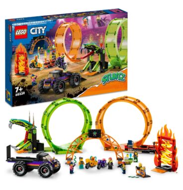 LEGO City 60339 Dubbele Loop Stunt Arena