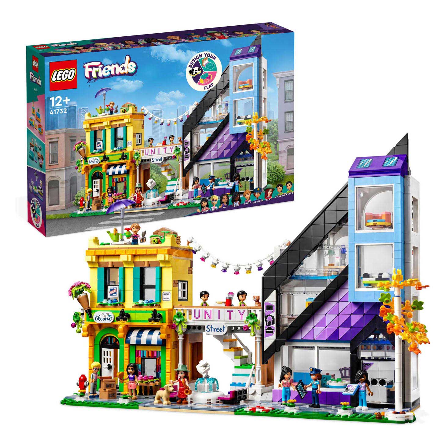 LEGO Friends 41732 Bloemen- en Decoratiewinkel in de Stad