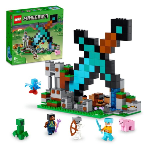 LEGO Minecraft 21244 Uitvalbasis Zwaard