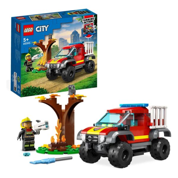 LEGO City 60393 4x4 Brandweertruck Redding