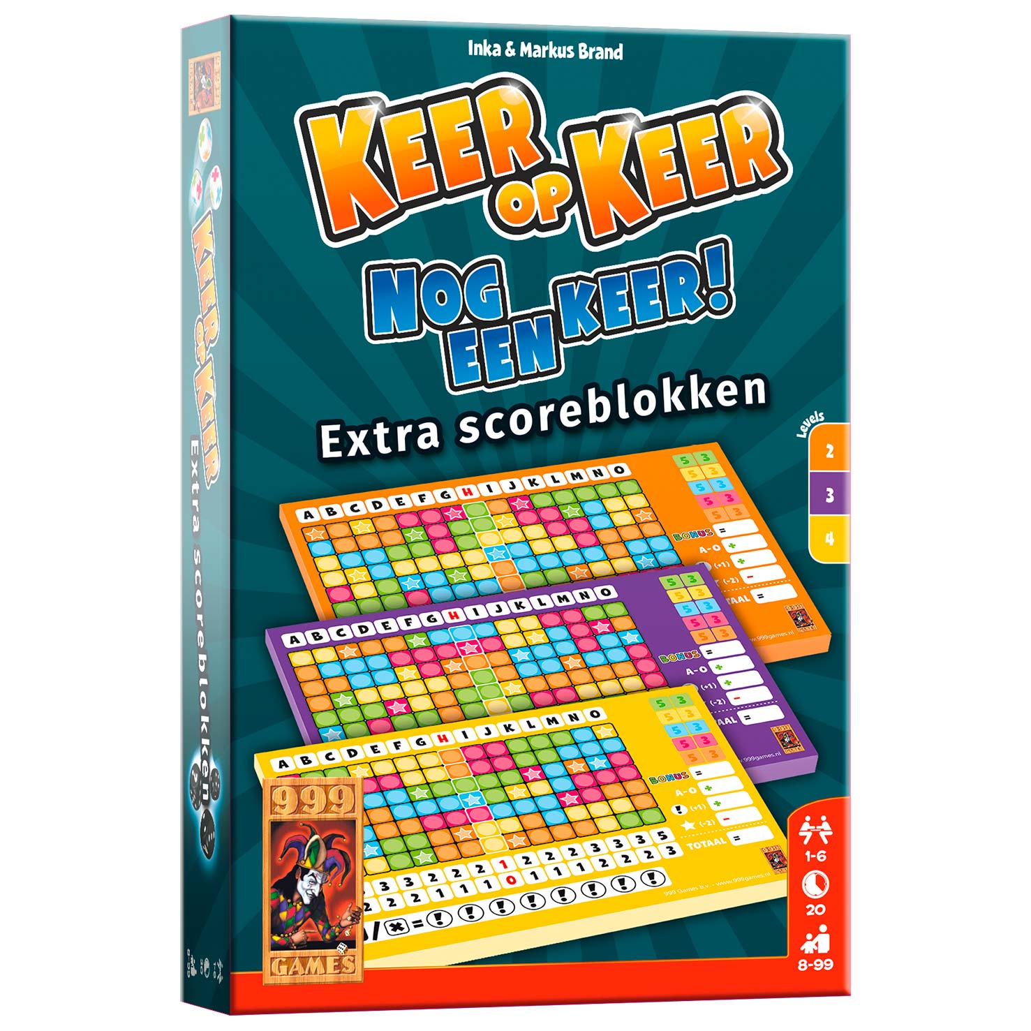 Keer op Keer Scoreblokken Extra Levels 2