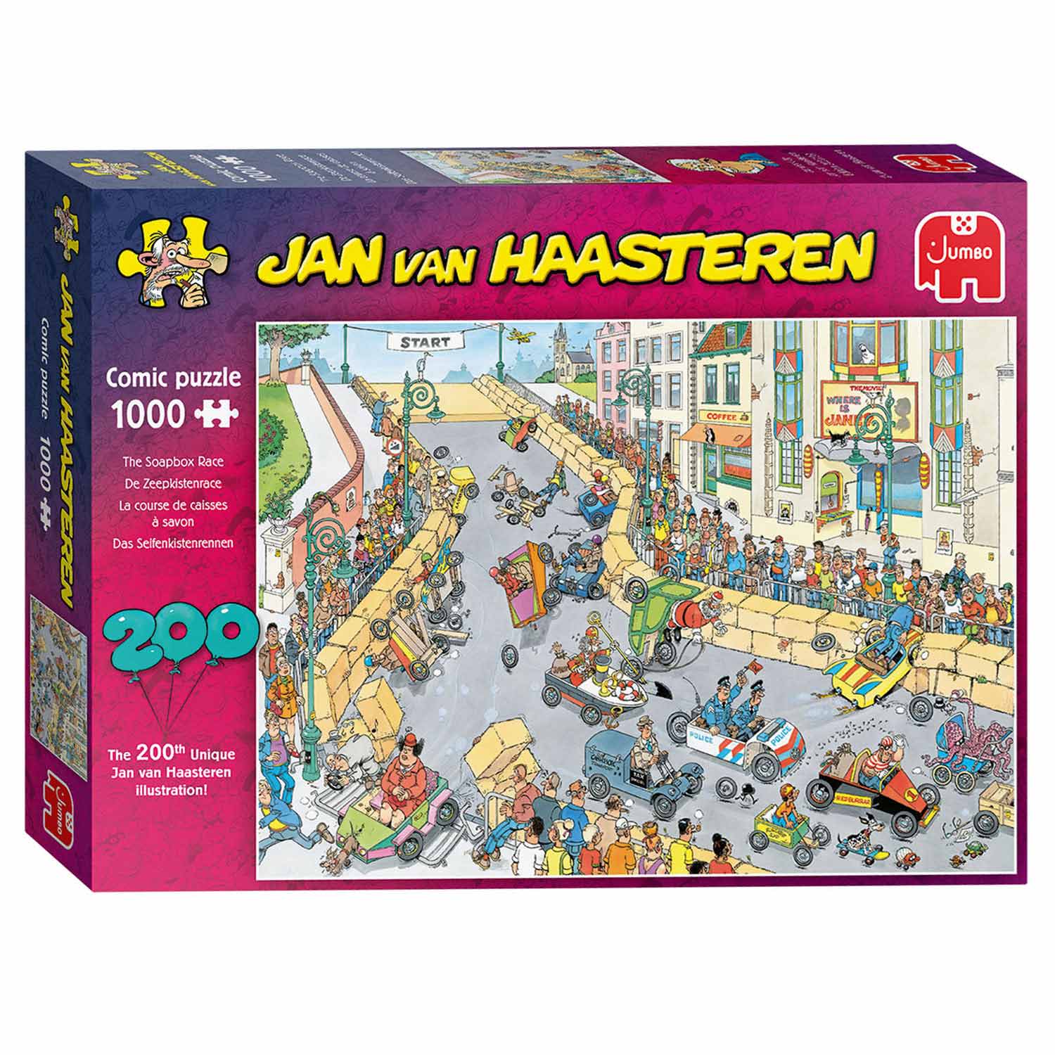Jan van Haasteren Legpuzzel - De Zeepkistenrace