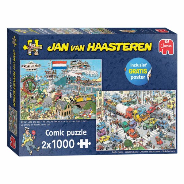 Jan van Haasteren Legpuzzel - Traffic Chaos