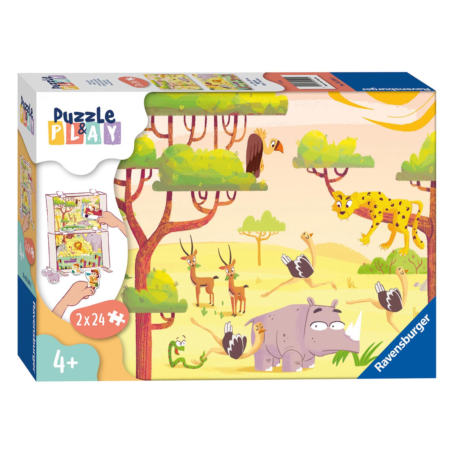 Ravensburger Puzzle & Play - Safari Tijd