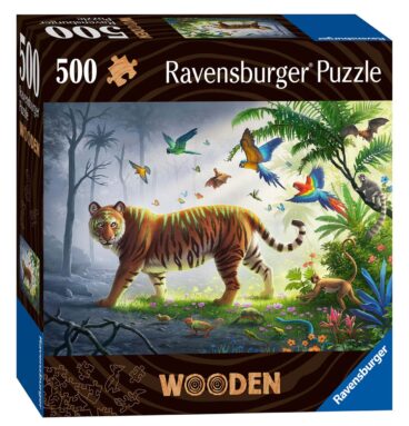 Ravensburger Houten Puzzel Tijger in de Jungle