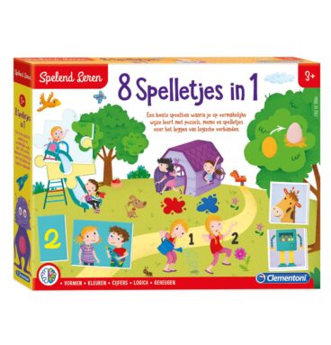 Clementoni Spelend Leren - 8 Spelletjes in 1