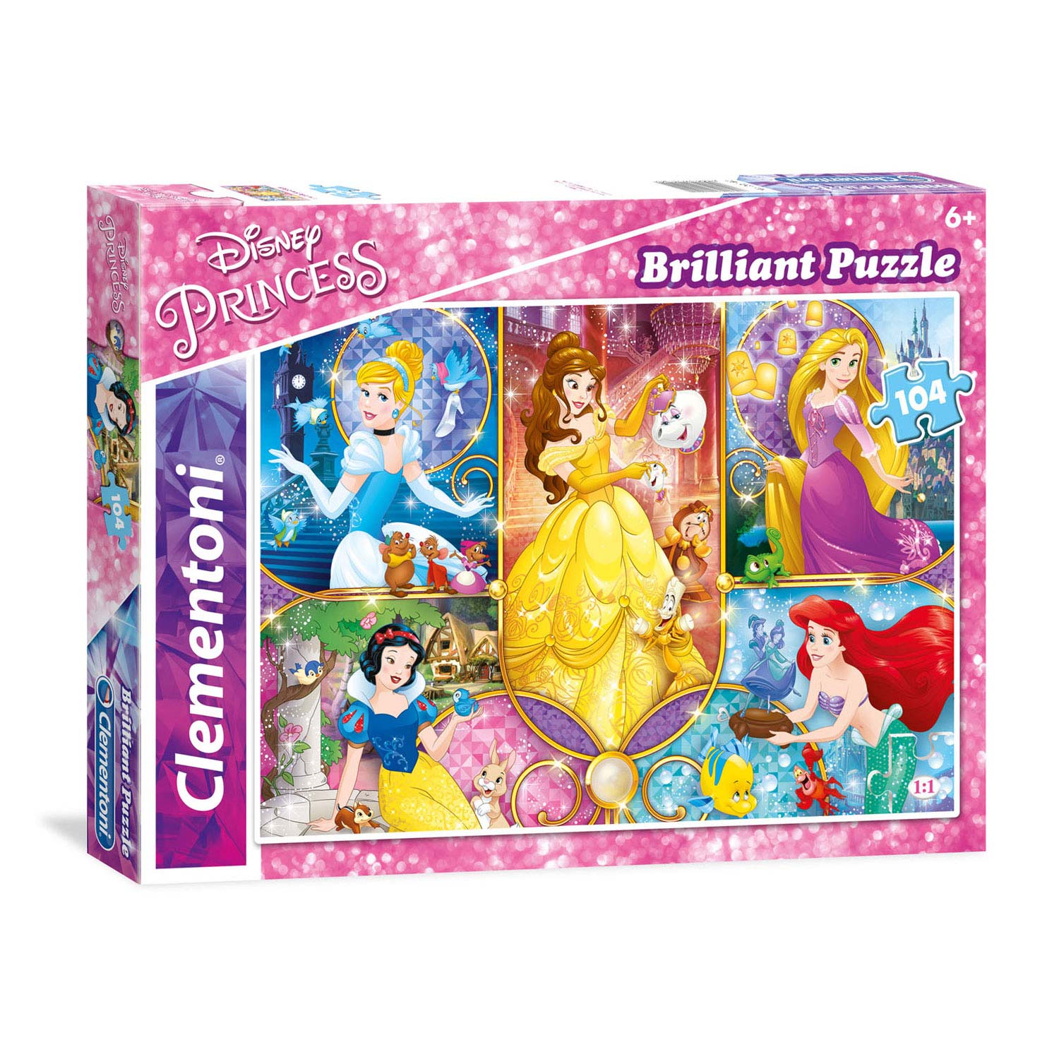 Clementoni Brilliant Puzzel Disney Prinses