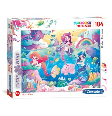 Clementoni Glitter Puzzel Onderwaterwereld