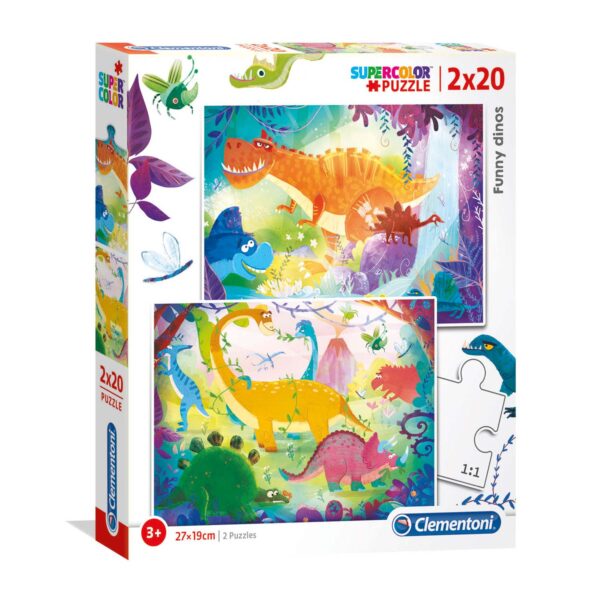 Clementoni Puzzel Grappige Dino's