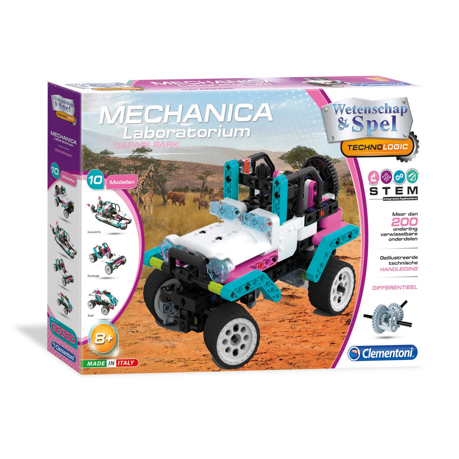 Clementoni Wetenschap & Spel Mechanica - Safari Park