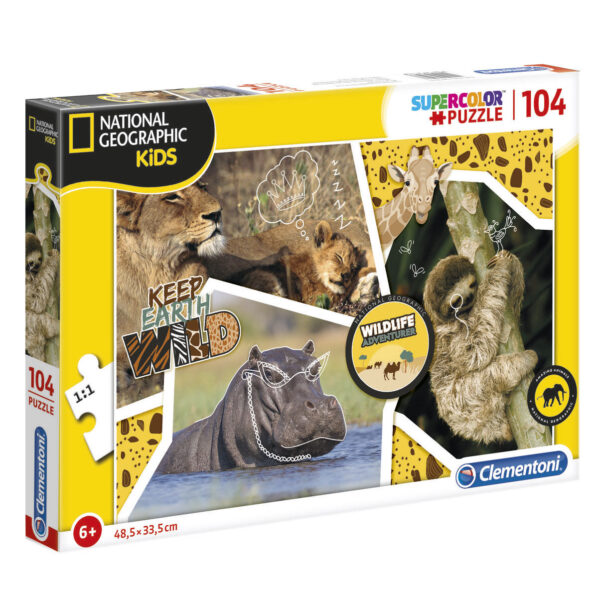 Clementoni National Geographic Puzzel - Wildlife