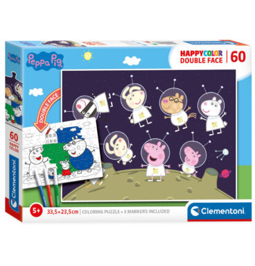 Clementoni Puzzel & Kleur Peppa Pig