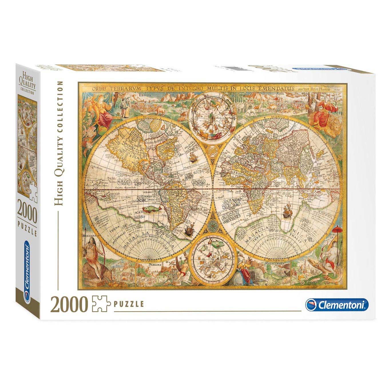 Clementoni Puzzel Antieke Wereldkaart