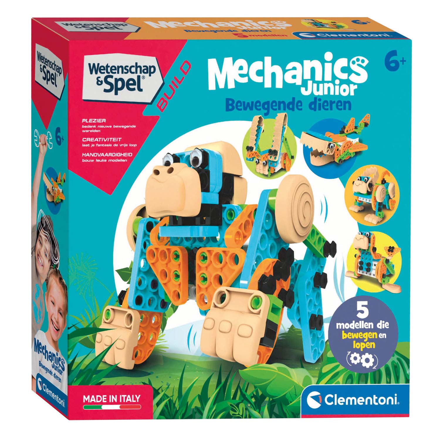 Clementoni Wetenschap & Spel Mechanica Junior - Dieren