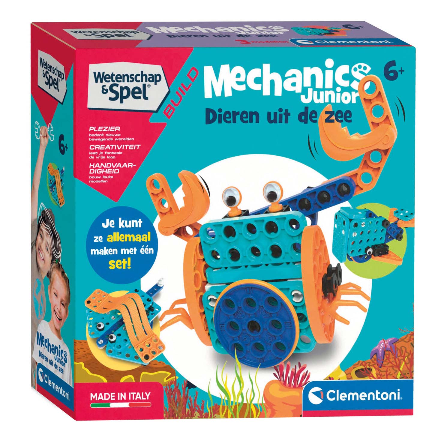 Clementoni Wetenschap & Spel Mechanica Junior - Zeedieren