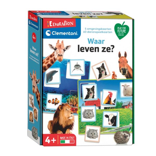 Clementoni Education - Waar leven ze?