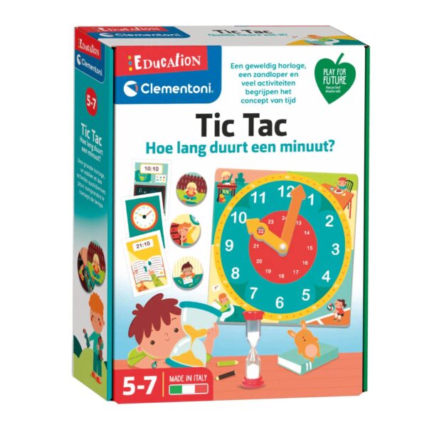 Clementoni Education - Tic Tac Hoe lang duurt een minuut?