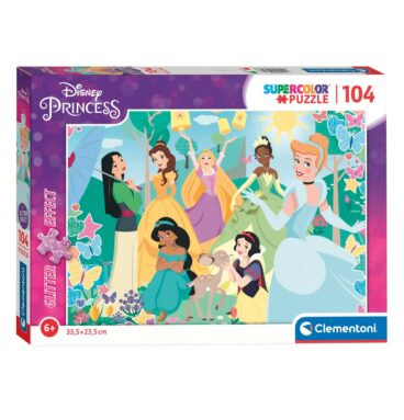 Clementoni Glitter Puzzel Disney Prinses