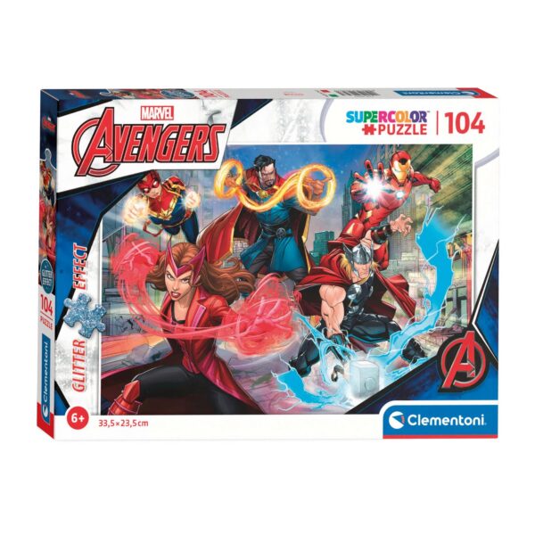 Clementoni Glitter Puzzel The Avengers