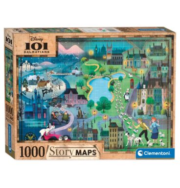 Clementoni Wereldkaart Puzzel 101 Dalmatiers