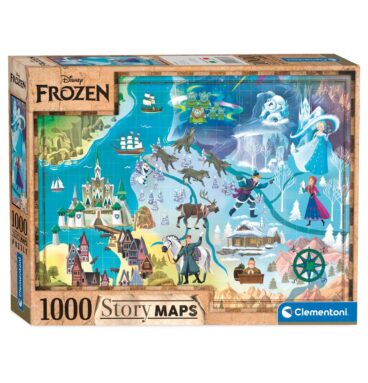 Clementoni Wereldkaart Puzzel Disney Frozen