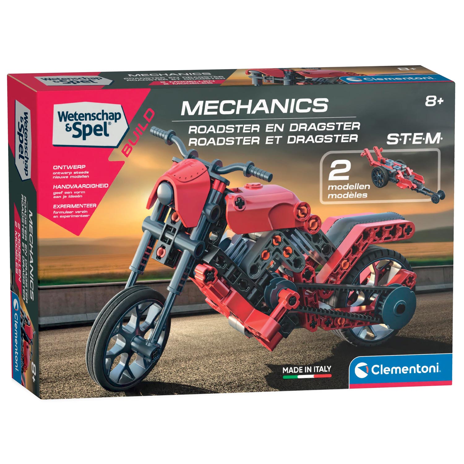 Clementoni Wetenschap & Spel Mechanica - Roadster