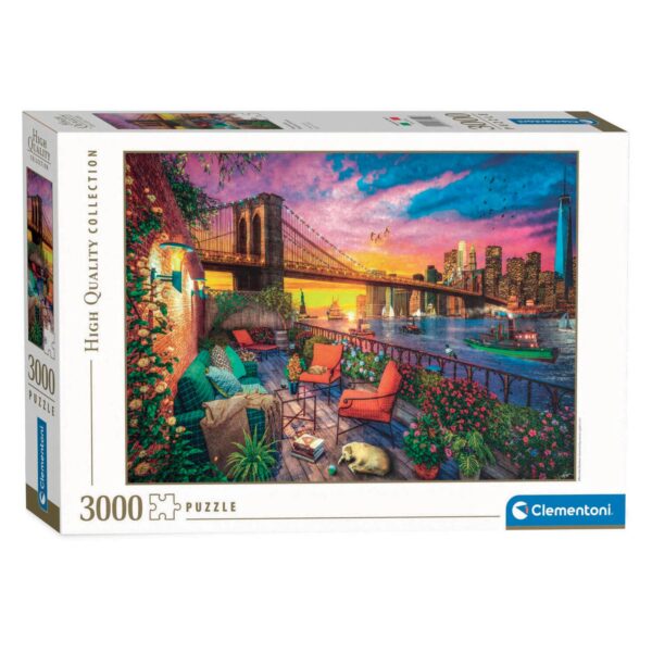 Clementoni Puzzel Manhattan Balcony Sunset