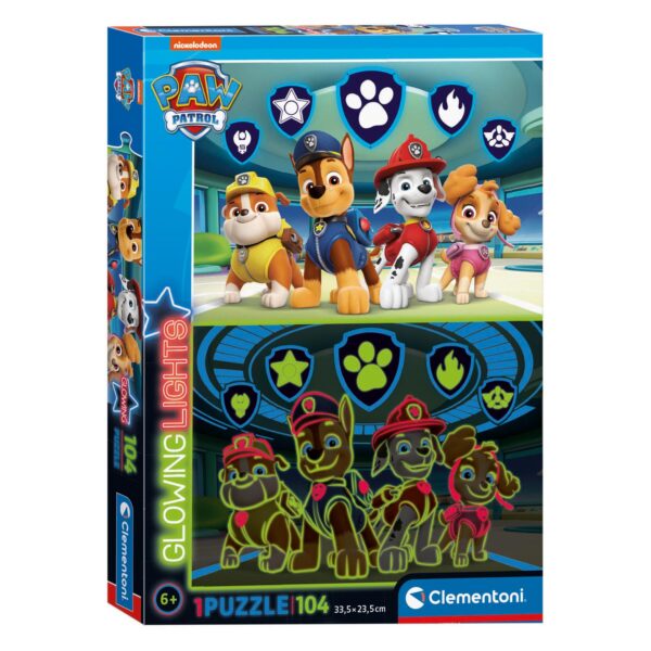 Clementoni Glow in the Dark Puzzel PAW Patrol