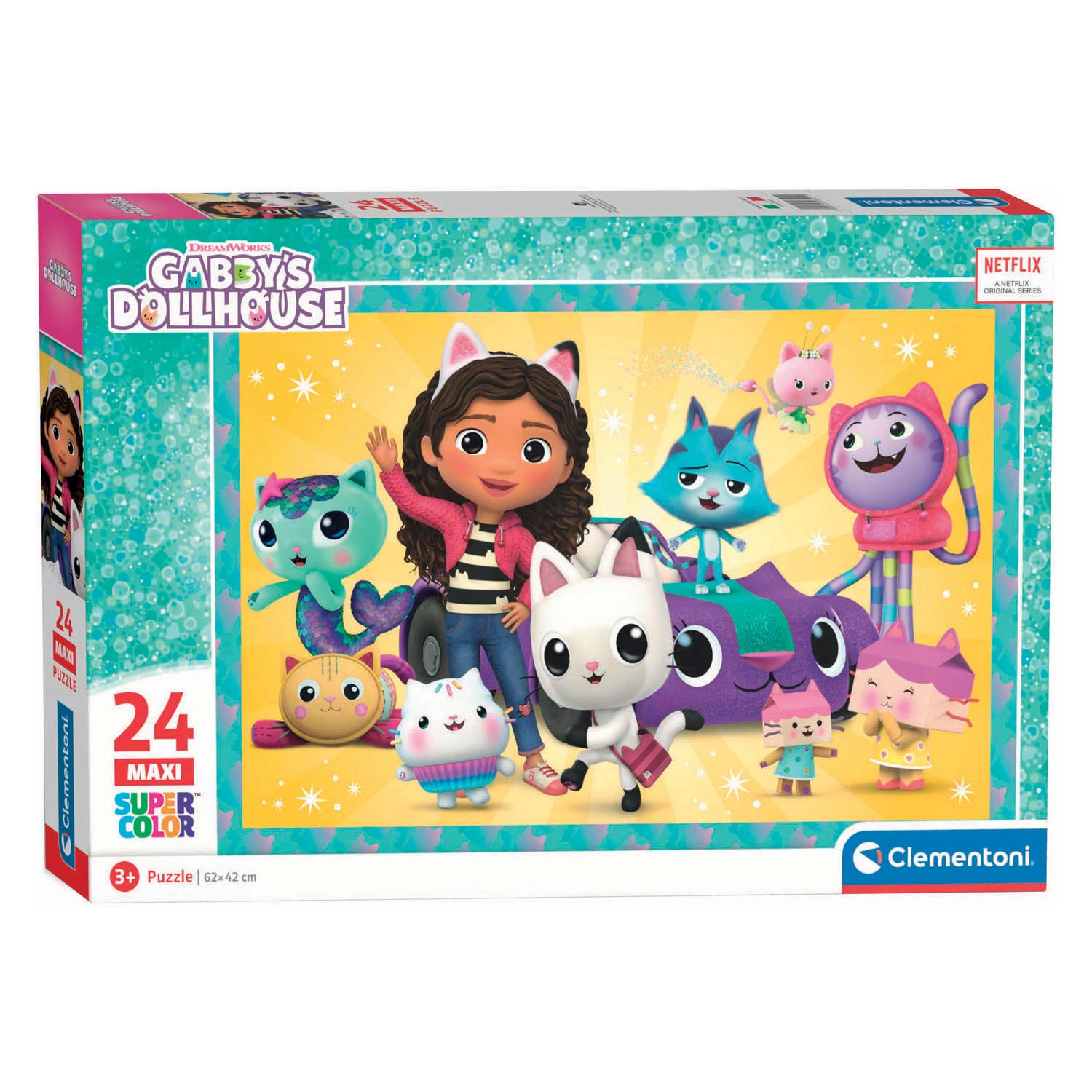 Clementoni Puzzel Super Color Maxi Gabby's Poppenhuis