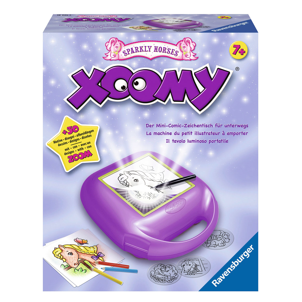 Xoomy Compact - Sparkly Horses