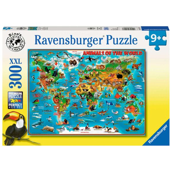 Dieren Over de Wereld Puzzel