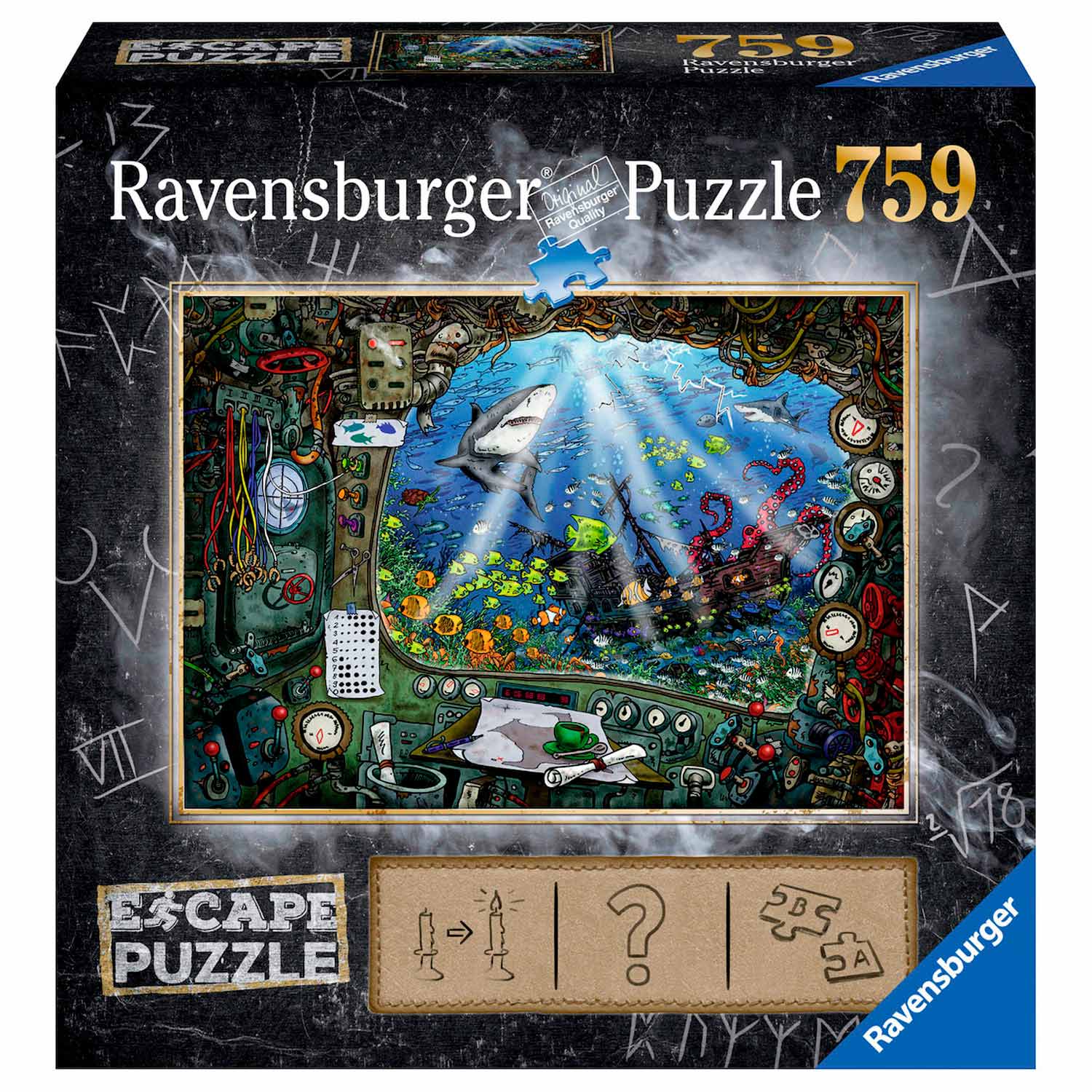 Ravensburger Escape Room Puzzel - De Onderzeeër