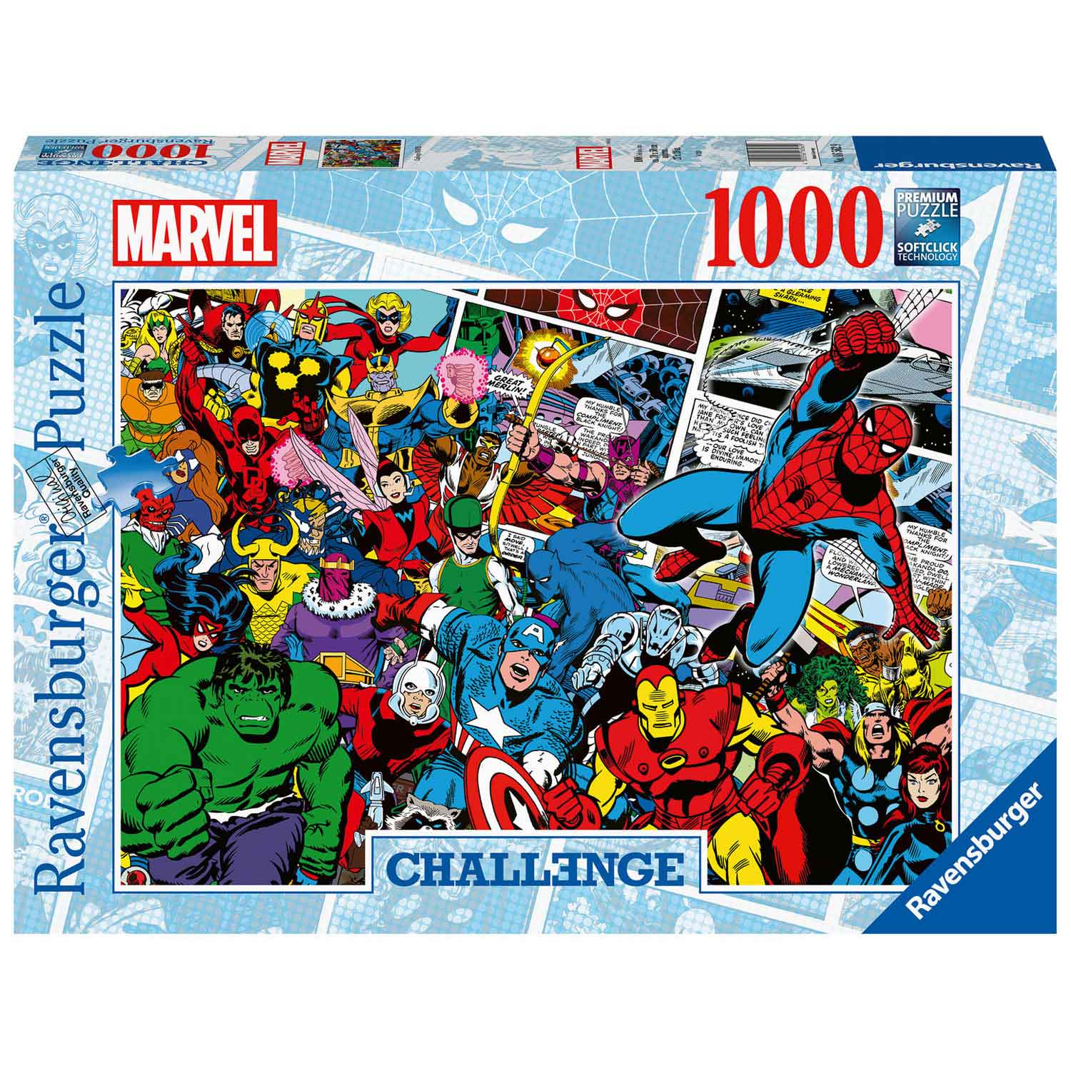 Challenge Puzzel Marvel Superhelden