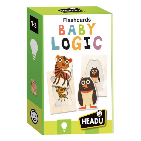 Headu Flashcards Baby Logic Vormen en Sorteren Puzzel