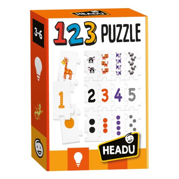 Headu 123 Legpuzzel Cijfers en Tellen