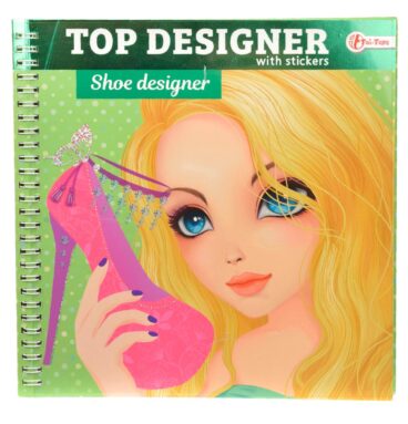 Top Designer Schetsboek - Schoenen met Stickers