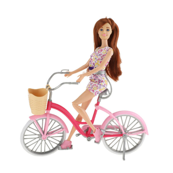 Lauren Tienerpop met Fiets - Brunette