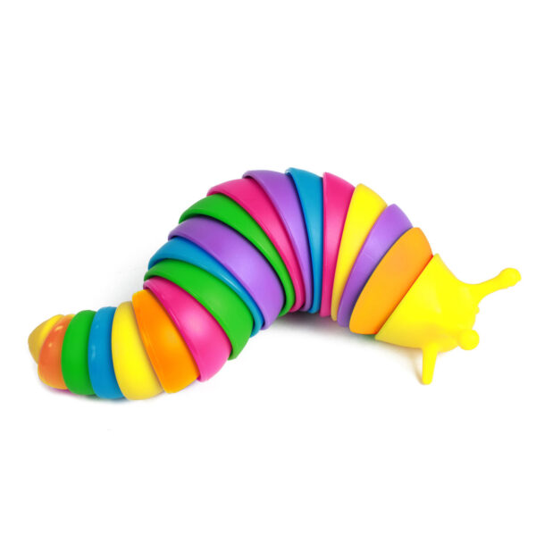 Flexibele Fidget Slak Regenboog