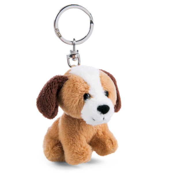 Nici Pluchen Sleutelhanger Hond Happy Birthday in Geschenkdo