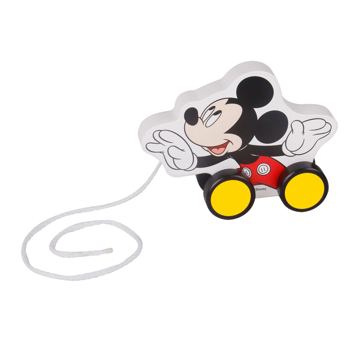 Mickey Mouse Houten Trekfiguur