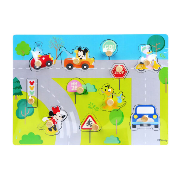 Disney Mickey Mouse Noppenpuzzel Hout